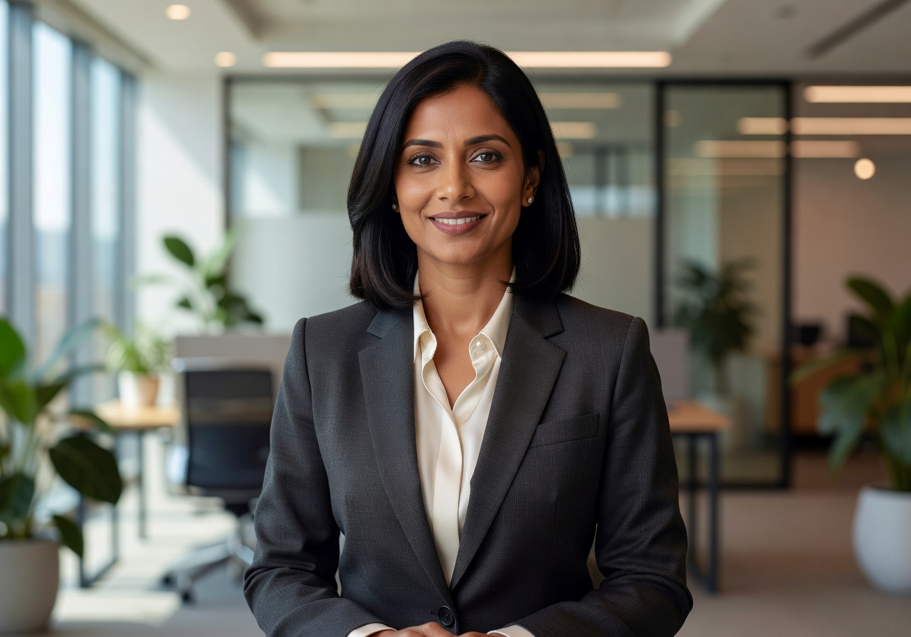 Portrait of Priya Nair, Co-Founder and Head of Client Experience
